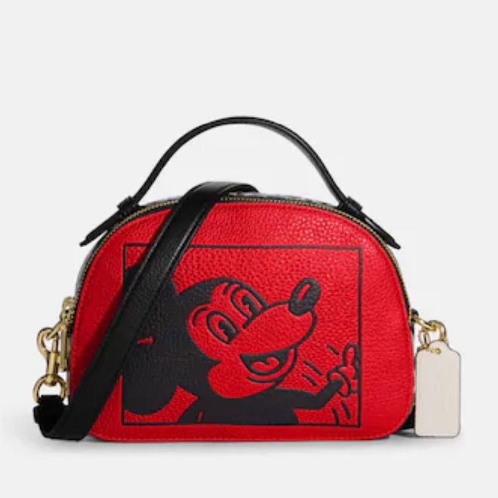 NWT Coach + Mickey Mouse Design Crossbody Bag